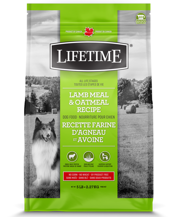 Lifetime All Life Stages Lamb & Oatmeal Dog Food 2.27kg/5lb