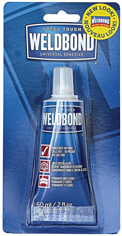 WELDBOND 8-120098 Multi-Purpose Self-Adhesive Universal Glue, 2 oz, 500 sq-ft, White/Clear, Thick Milky Liquid, Low Odor – image 1