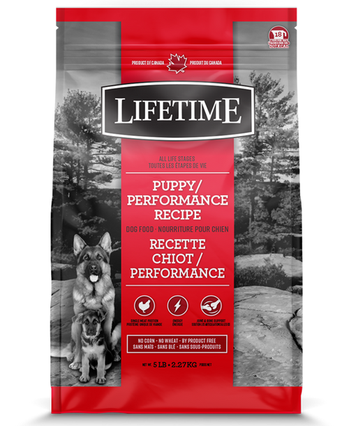 Lifetime All Stages Puppy Performance  Food 11.4kg/25lb