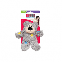 Kong Softies Patchwork Bear Cat Toy