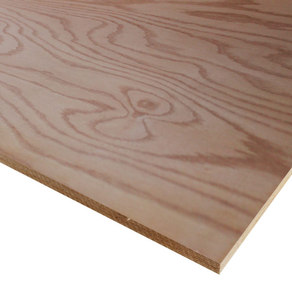 3/4" Red Oak P/C Veneer Plywood 4x8